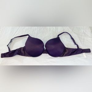 purple bra size 38C auden